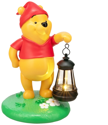 Disney Winnie de Poeh solarlamp met lantaarn - 1 stuk