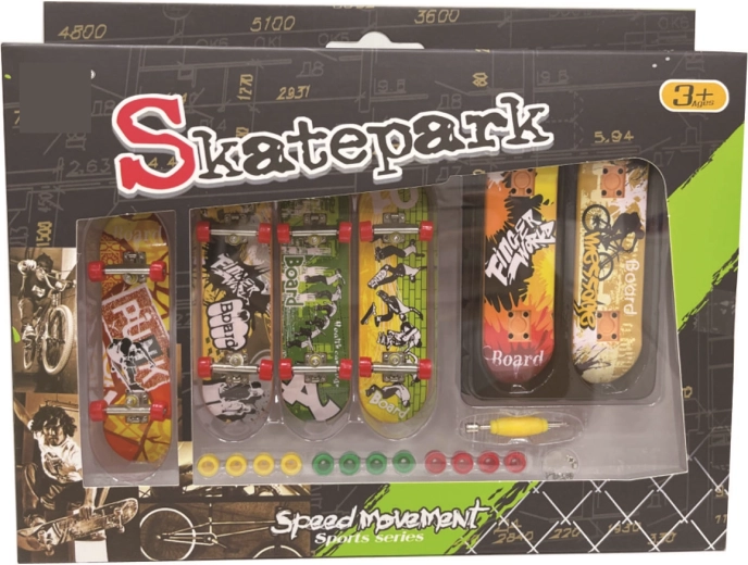 Skateboardset voor kinderen 6 stuks