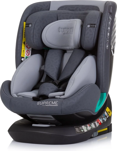 Chipolino autostoeltje Supreme i-Size 40–150 cm Isofix 360 – Graniet