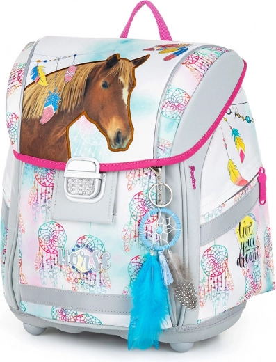 Schoolrugzak Premium Light met paardenmotief