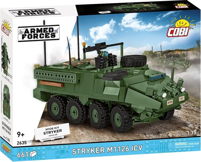 Cobi armed forces pantsertransportvoertuig Stryker M1126 ICV 1:35 (661 onderdelen)