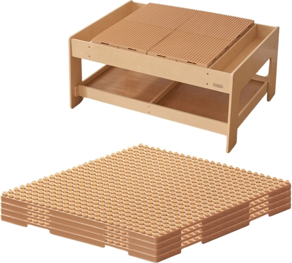 Masterkidz set van 4 opzetstukken voor paneel voor bouwen met kleine blokjes