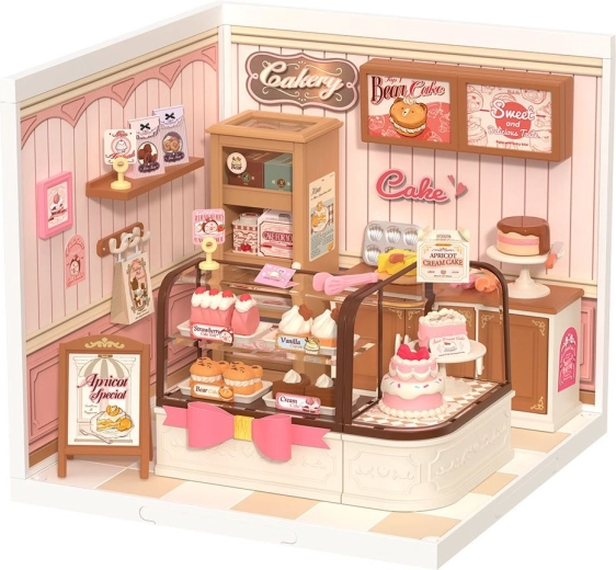 Rolife doe-het-zelf huisje: patisserie met LED-verlichting