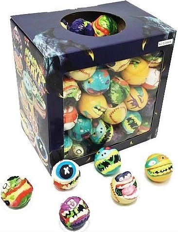 Kinderbal Monster 6 cm (mix motieven)