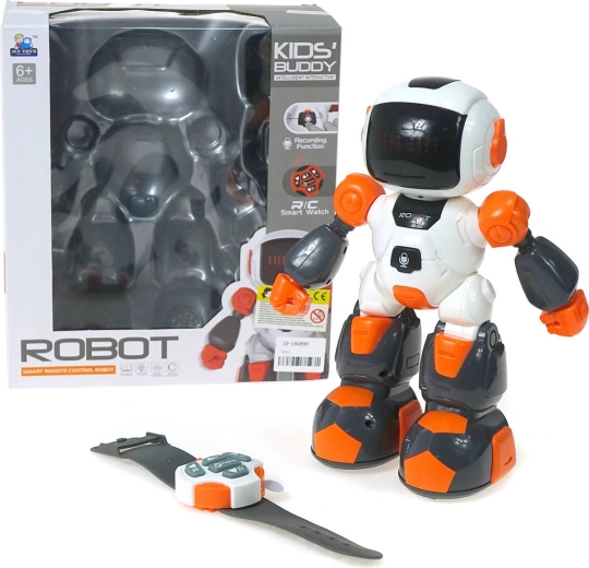 Rc interactieve robot met afstandsbediening met opnamefunctie en horlogecontroller - 1 stuk