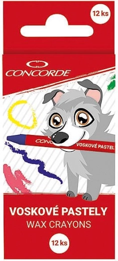CONCORDE waskrijtjes 12 kleuren