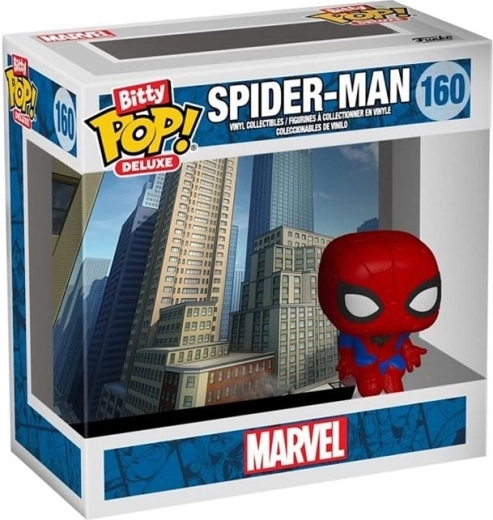 Funko Bitty pop! deluxe Spider-Man (cityscape) 160 - 1 stuk