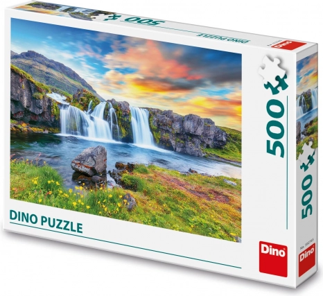 Puzzle DINO IJslandse waterval 500 stukjes