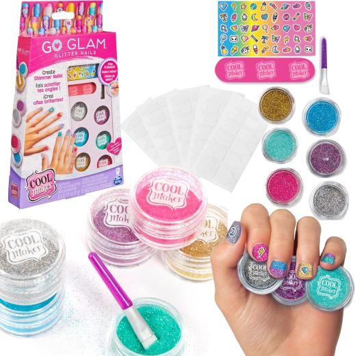 Cool Maker Go Glam set voor nagelversiering met glitters en stickers