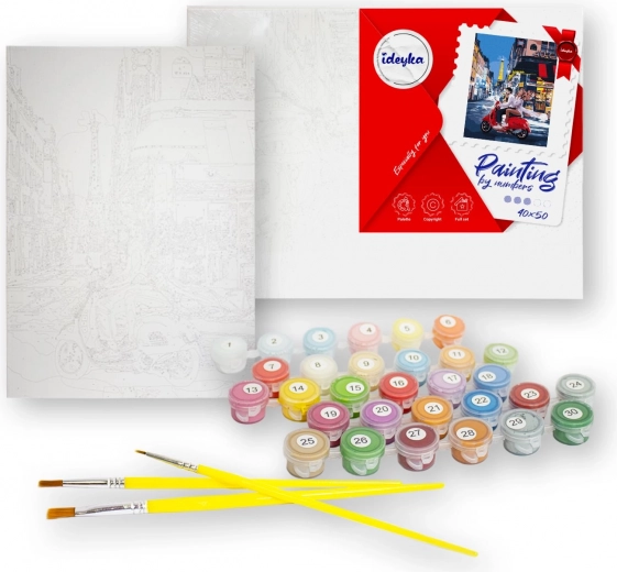 Schilderen op nummer set 40x50cm Gouden zonsondergang