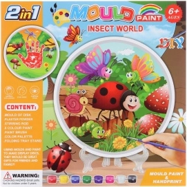 Gipsafgietsels van insecten maken en schilderen – creatieve set voor kinderen