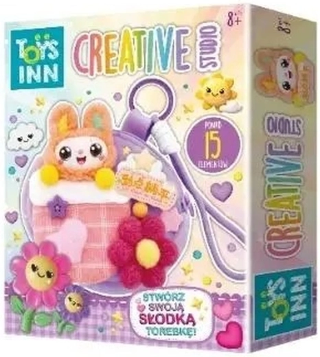 Creatieve set Toys Inn mini-handtas paars