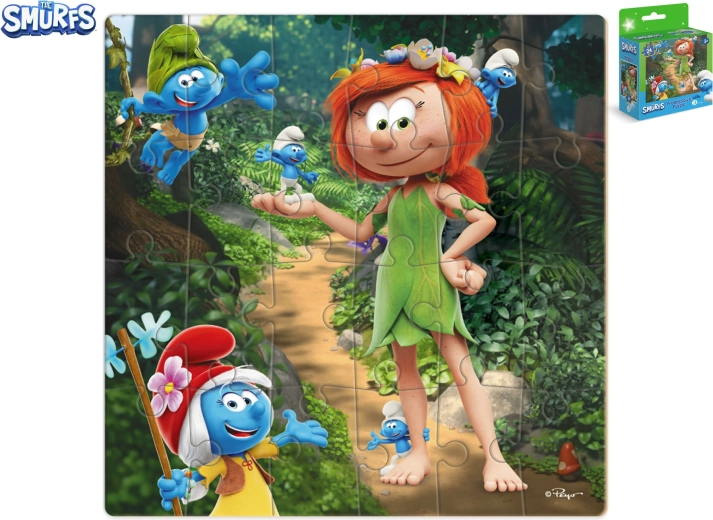Smurfen-puzzel Prinses in het bos – 24 stukjes