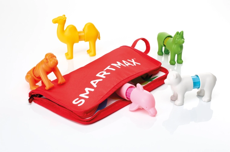 SmartMax mijn eerste diertjes van over de hele wereld – magnetische bouwset 16 stuks
