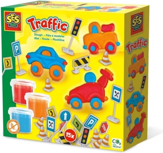 SES Creative boetseerklei verkeersset