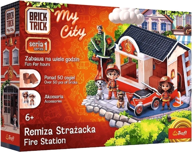 Brick Trick My City brandweerkazerne