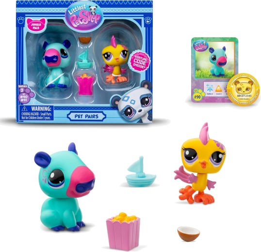 Hasbro Littlest Pet Shop Pet Jungle set met figuurtjes en accessoires