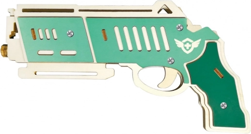 Woodcraft houten 3D-puzzel geweer met elastiekjes Falcon