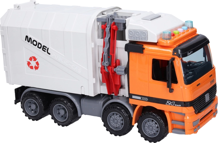 Vuilniswagen met licht- en geluidseffecten