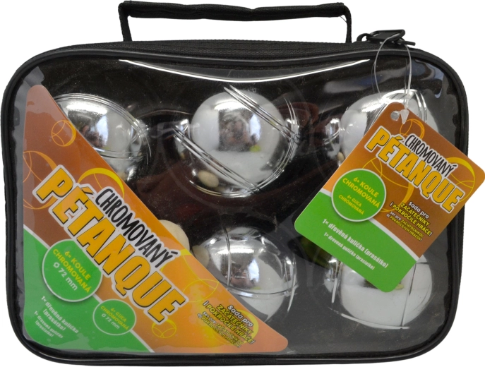 Metalen petanqueballen – set van 6 stuks