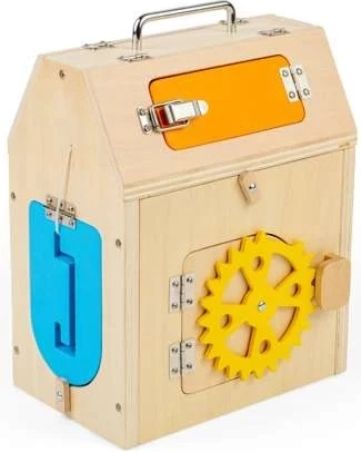 Bigjigs Toys Activity board Huisje voor kinderen