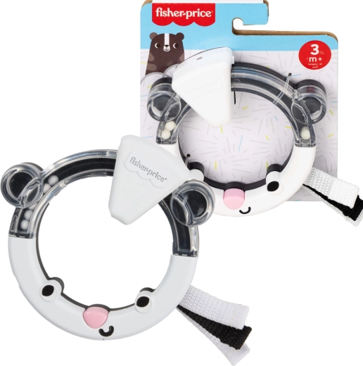 Sensorische rammelring voor baby’s Das FISHER-PRICE