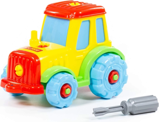 Demonteerbare tractorbouwset, 20 onderdelen