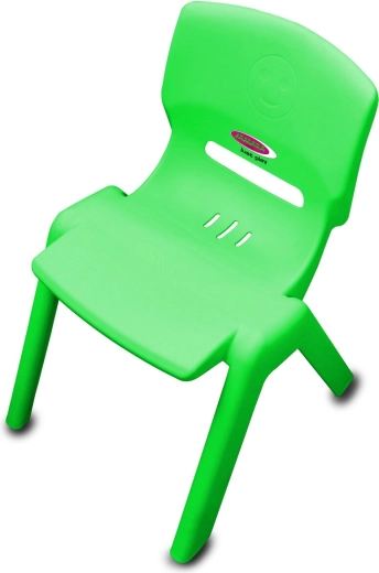 Kunststof kinderstoel Jamara Smiley groen