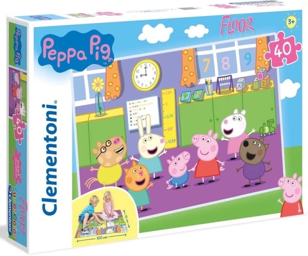Maxi vloerpuzzel Peppa Pig 40 stukjes