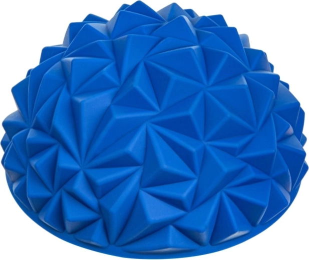 Blauwe sensorische halfbol voor massage – diamanttextuur