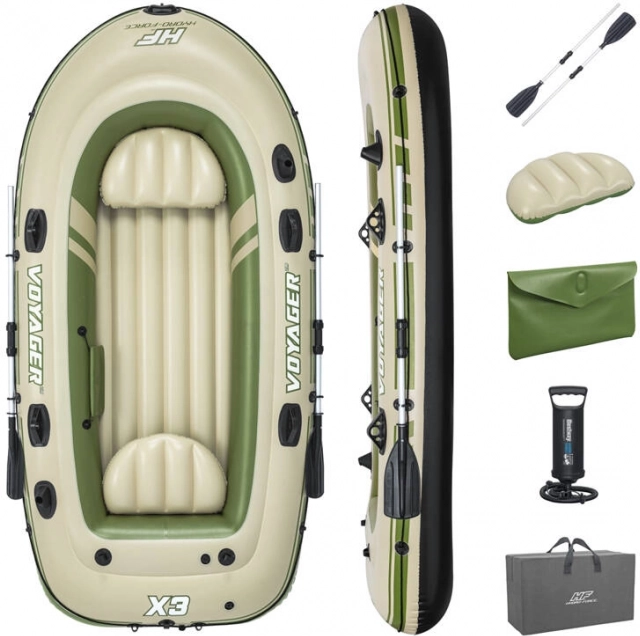 Opblaasboot Hydro-Force Voyager X3 voor 3 personen