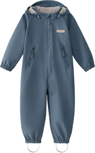 Leokid softshell overall Lilo storm blue, maat 86