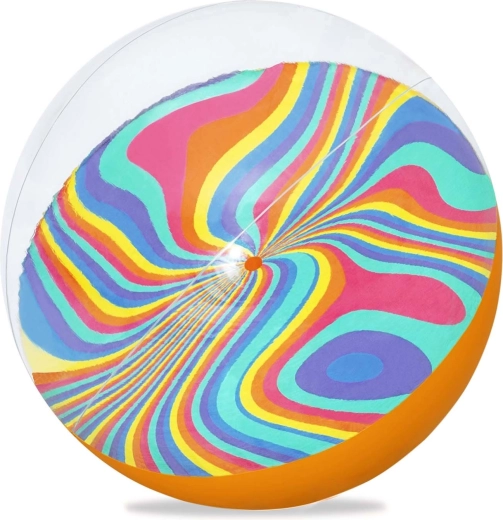 Opblaasbare strandbal 46 cm BESTWAY – regenboogpatroon
