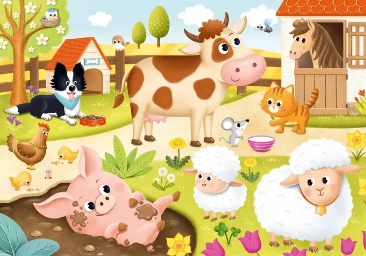 Puzzel Huisdieren XL 15 stukjes DINO