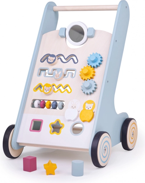 Houten actief loopwagentje Bigjigs Baby Bosdieren