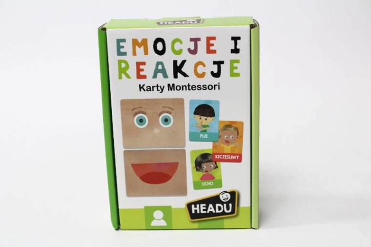 Headu Montessori kaartspel emoties en reacties (1–4 jaar)