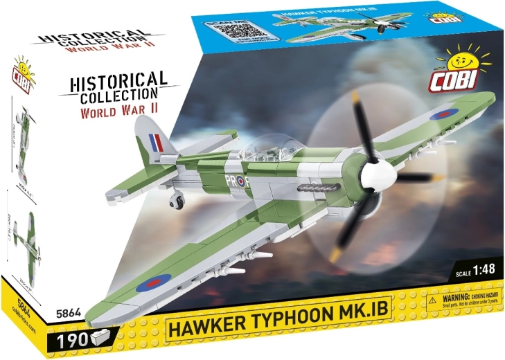 Bouwstenen Hawker Typhoon Mk.1B
