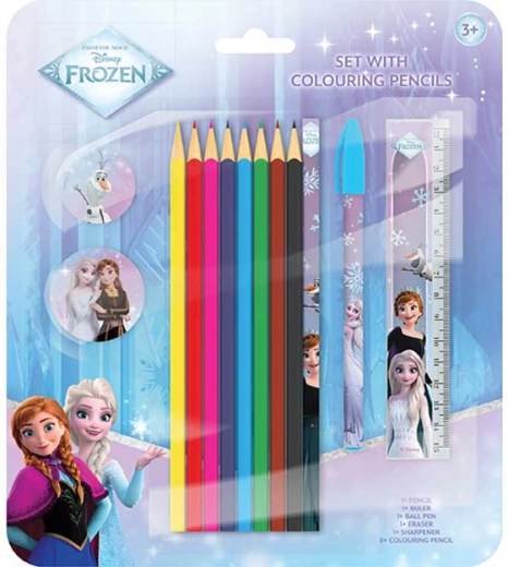 Set met kleurpotloden Frozen IJskoningin