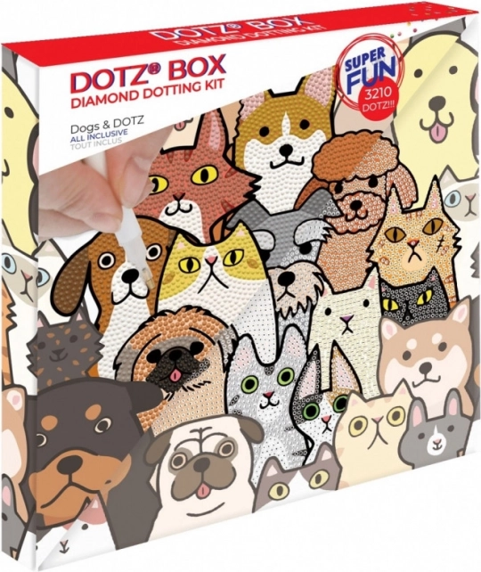 Diamond Dotz-set - Honden en katten box
