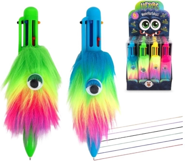 harige zeskleurenpen