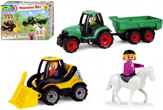 Truckies boerderijset met aanhanger en accessoires