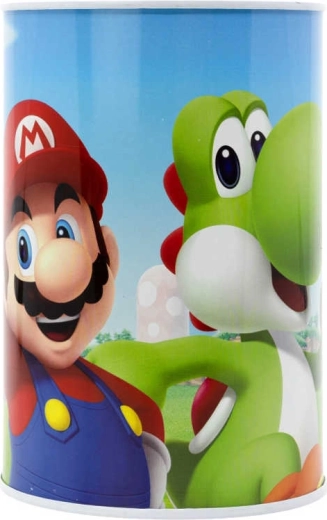 Spaarpot in de vorm van een cilinder Super Mario 10 × 15 cm - 1 stuk