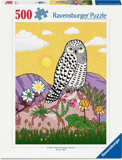 Ravensburger puzzel Sneeuwuil 500 stukjes