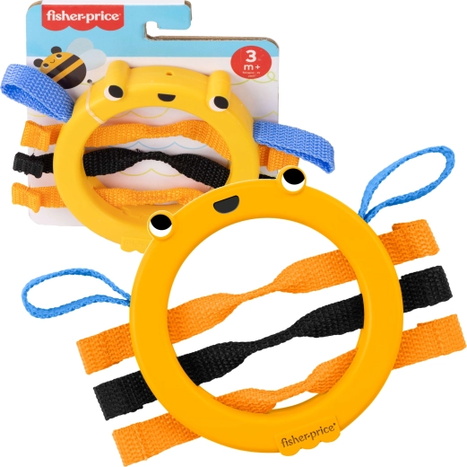 Sensorische ring en rammelaar voor baby’s FISHER-PRICE Bijtje