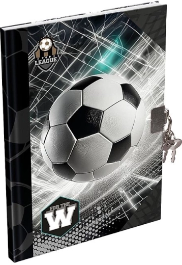 Dagboek A5 LizzyCard Top League met hangslot