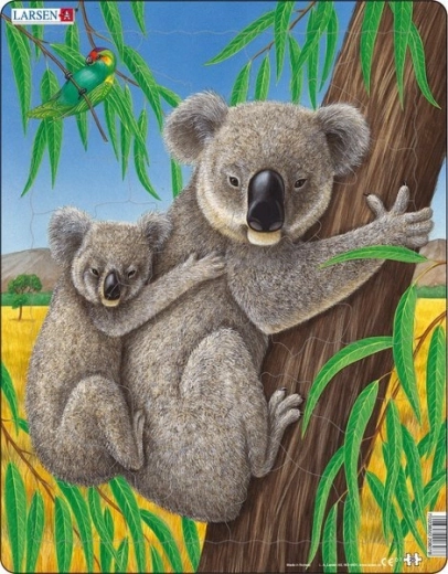 Larsen kinderpuzzel Koala’s 25 stukjes
