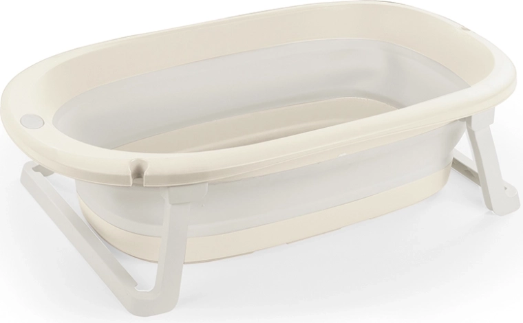 Opvouwbaar babybad Relax, beige, 75,5 × 46,5 × 20,5 cm