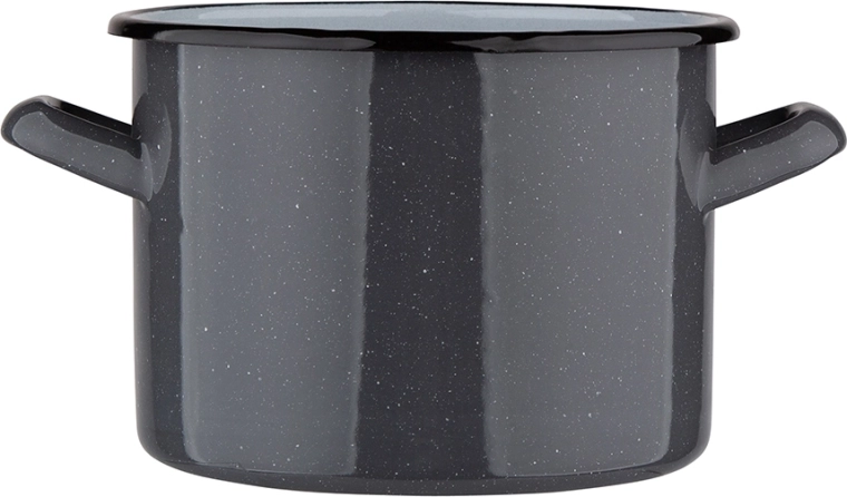 Grijze gespikkelde kookpan 2,2 l (16 cm, hoogte 12 cm)