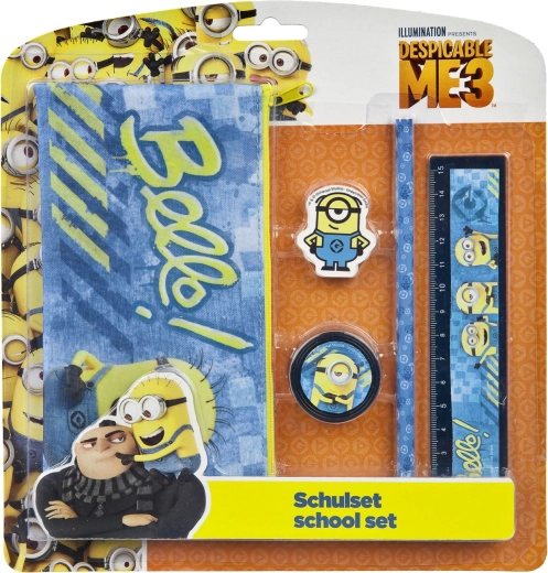 Minions schoolset 5-delig - 1 stuk