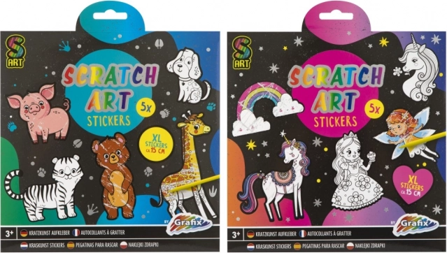 MOXY krasstickers Regenboogwereld